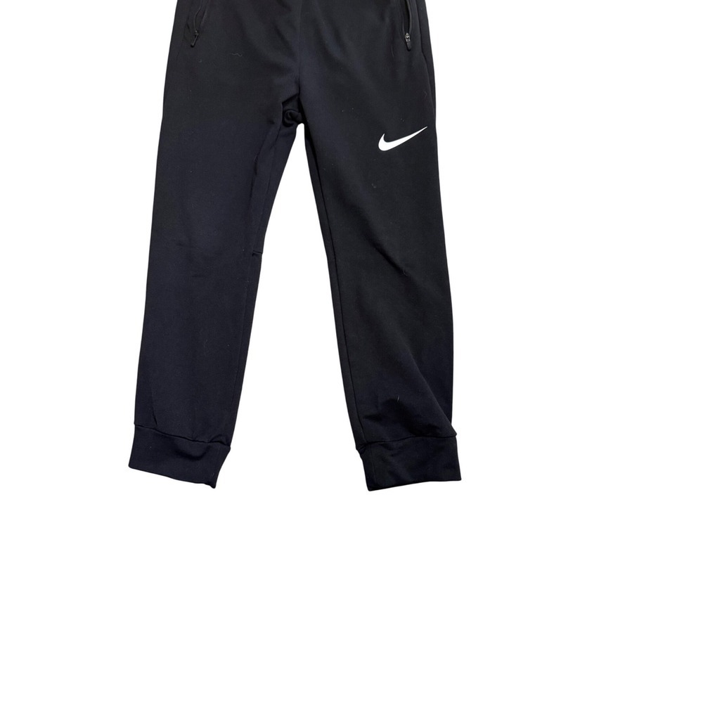 Kids Nike Dri-FIT Black Jogger Sweatpants Athletic Comfort Size 6 - Picture 2 of 4
